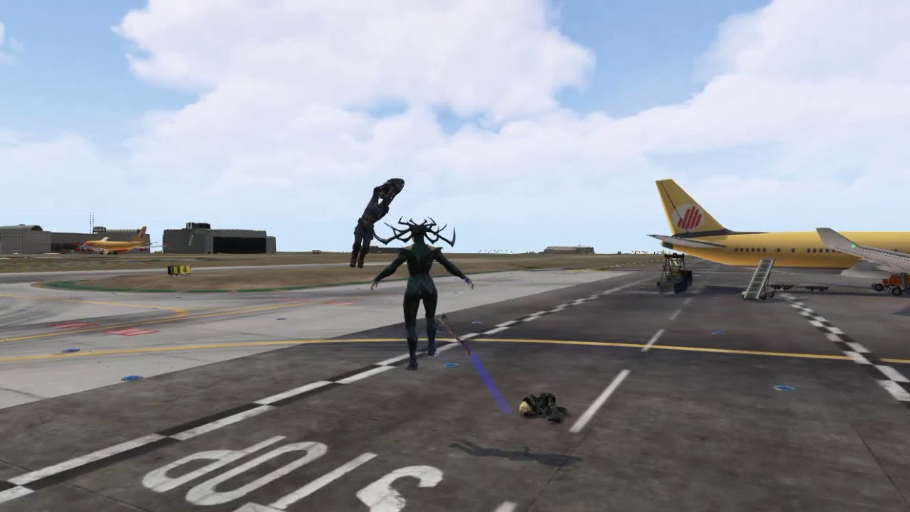 GTA 5 mods Hela Vs The Avengers