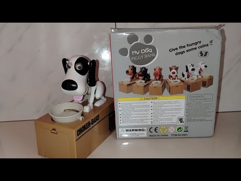 CHOKEN BAKO ROBOTIC DOG COIN BANK | UNBOXING | SATISFYING VIDEO ASMR | REVIEW