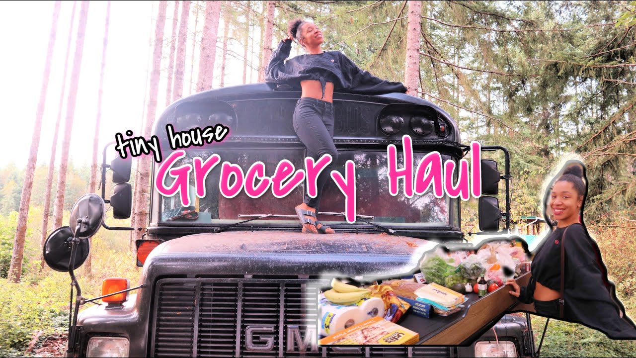 Go Grocery Shopping W/ Me! | Skoolie Grocery Haul | Syn Cty x Bus Life