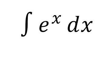 Integral of e^x - Exponential Function