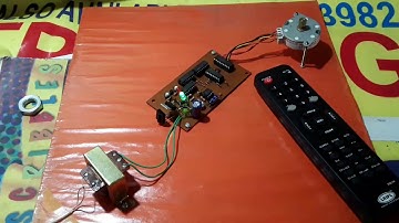 Control a Stepper Motor using TV remote