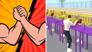 Arm Wrestler 🙋🏻‍♂️🤼‍♂️💪🏻 All Levels Gameplay iOS - Win It screenshot 5