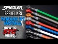 How to Install Spiegler Brake Lines on a 15-17 Yamaha YZF-R1 from SportbikeTrackGear.com