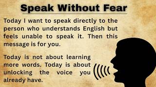 Stop Staying Silent in English – Speak Confidently Starting Today || Improve English