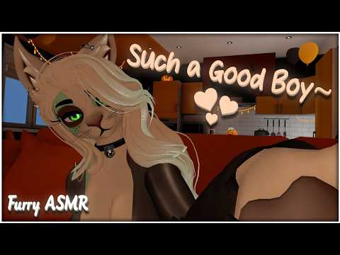 FURRY ASMR ♥ You're Mommy’s Good Boy~ Pets, Praise & Candy Eating | Male Affirmations