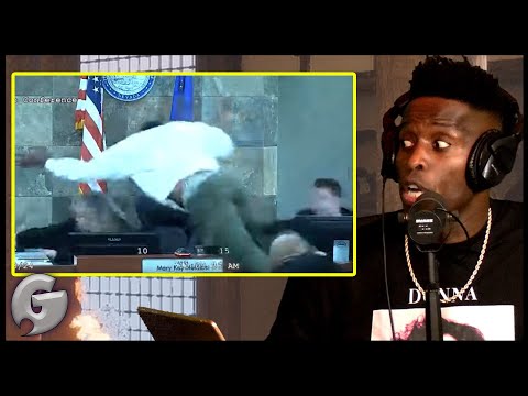Vegas Inmate Tackles Judge!!!