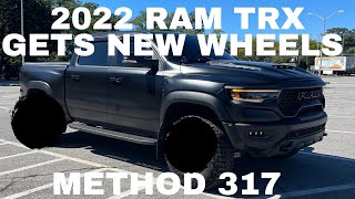 RAM TRX GETS SOME NEW METHOD RACE WHEELS!!