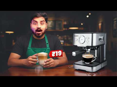 Best Coffee Machine for Home under 10000 in India 🔥 AGARO Imperial Espresso Coffee Maker Review