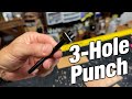 Tips on Using the Leather 3-Hole Punch Tool
