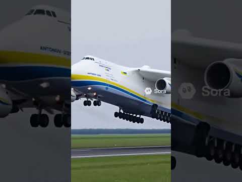 “The world’s largest cargo plane, the Antonov An-225 Mriya