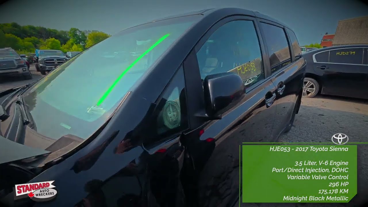 Used Auto Parts Inventory - Stock # HJE053 - 2017 Toyota Sienna