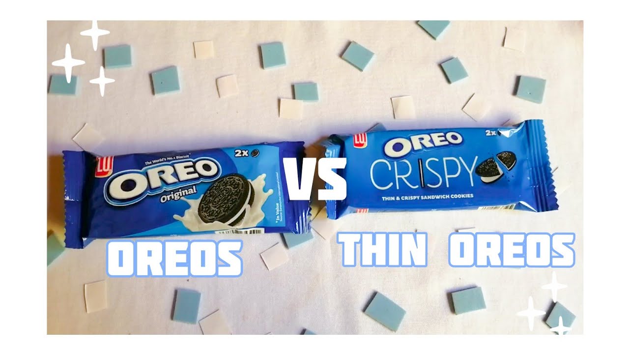 Oreos VS Thin And Crispy Oreos Which Is Better? YouTube