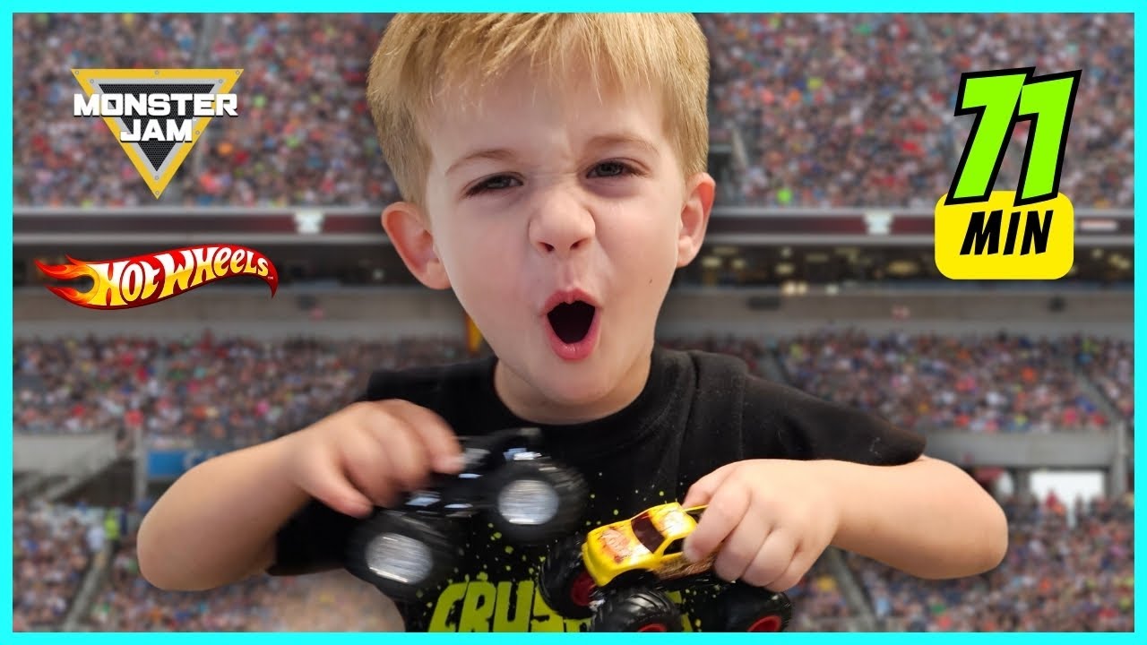 Ultimate Monster Truck Compilation: Epic Battles & Color Races!