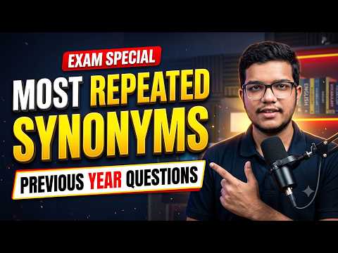 Previous Year English Synonyms – Most Repeated Words | Vidhya Gain #Synonyms