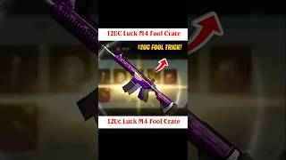 12uc LUCK TRY M4 FOOL CRATE 😍 #bgmishorts #ytshorts #crateopening #bgmi