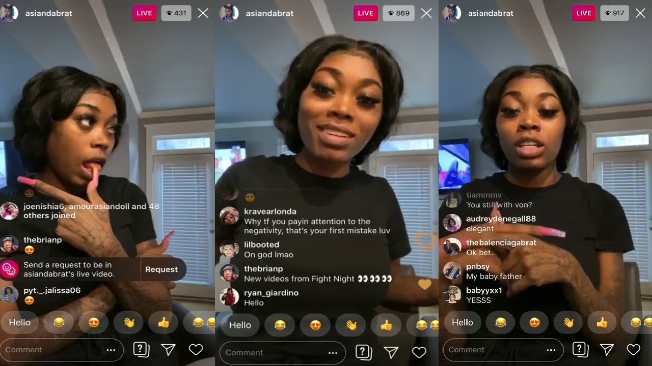 Asian Da Brat (Asian Doll) Instagram Live | Jan 11th, 2020 - YouTube