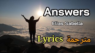 أجمل اغنية اجنبية حزينة مترجمة عربي,, Elias Sabella - Answers, Lycris,2022,