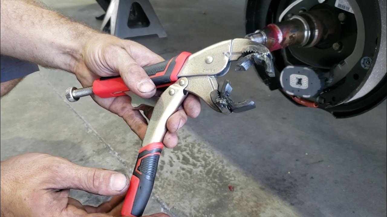 Dexter Axle spindle repair tool YouTube