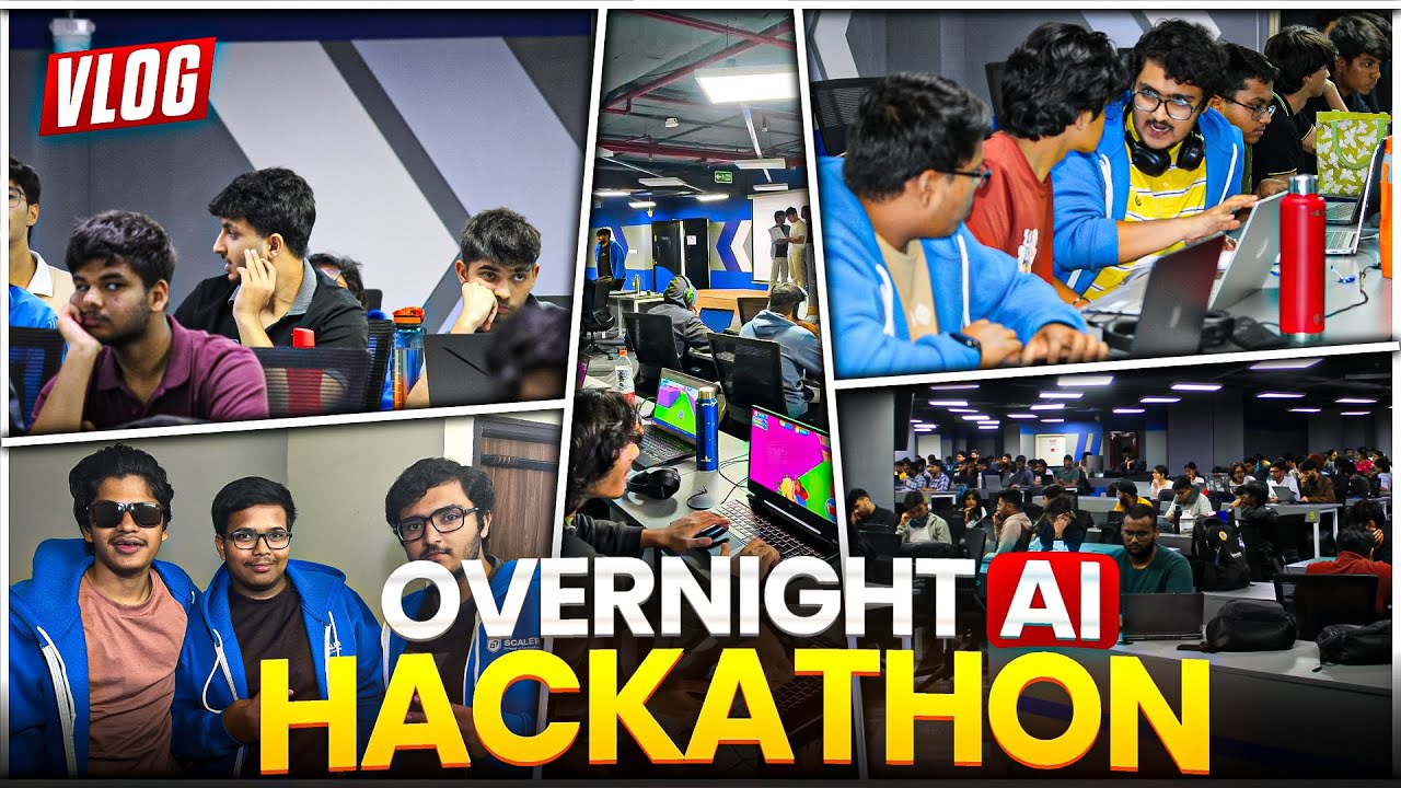 AI hackathon vlog - YouTube