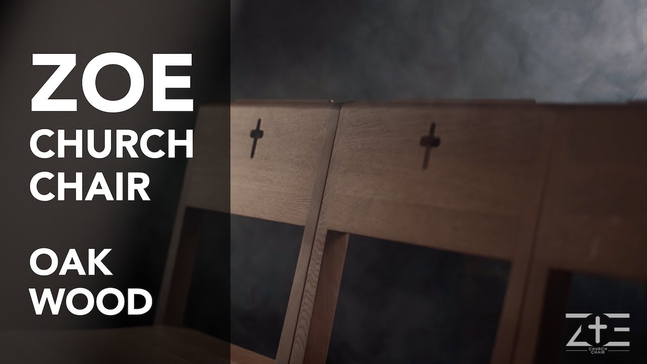 ZOE church chair • OAK wood • 2020 • modern church PEW | ZOECHAIR.com