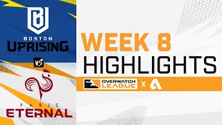 Boston Uprising VS Paris Eternal - Overwatch League 2021 Highlights | Week 8 Day 1