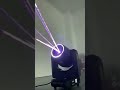 10W moving head laser light #laser #movinglaser #stagelighting #djlaser #rgblaser #lazer #eventlight
