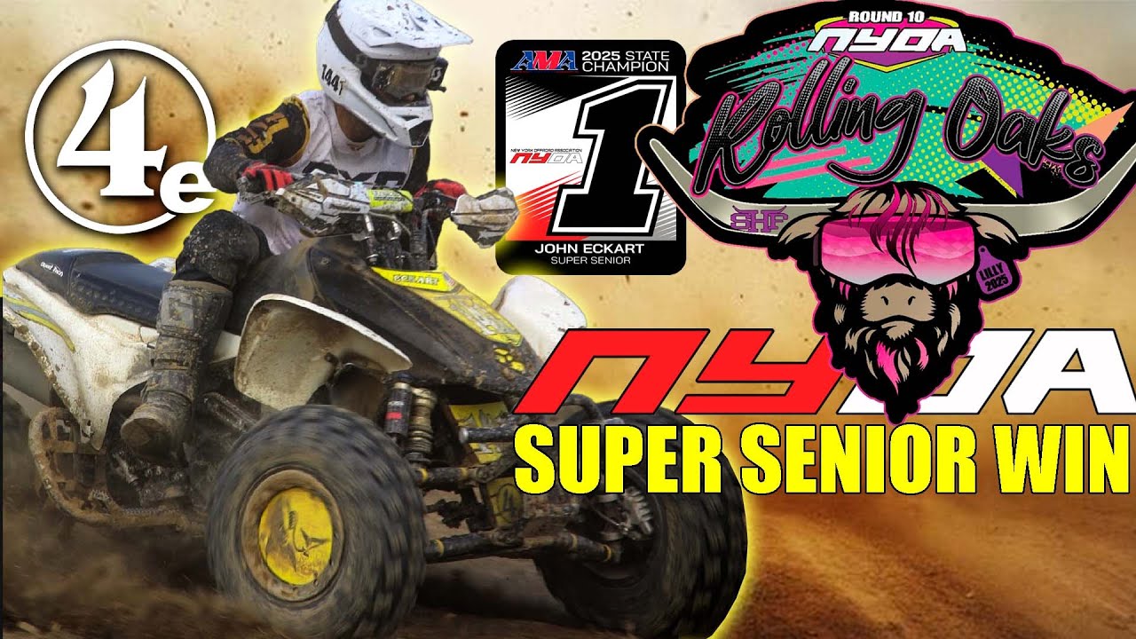 Old guy races an OLD Honda ATV!