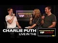 Chalie Puth talks about working with Wiz Khalifa Lil Wayne and kissing Meghan Trainor