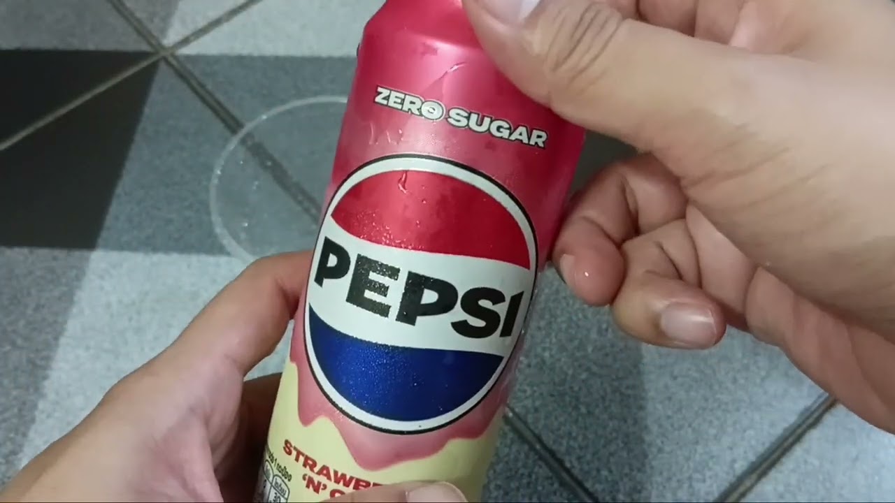 Review : Pepsi Zero Sugar Strawberries 'N' Cream เป๊ปซี่ สตรอเบอร์รีแอนด์ครีม 