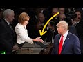 Trump ignores pelosis handshake  then she loses it