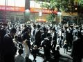 Boro park  crown heights jews dancing on succos on 13 ave  48 st live music