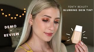 NEW Fenty Beauty EAZE DROP Blurring SKIN TINT // Demo, REVIEW, &amp; Wear Test
