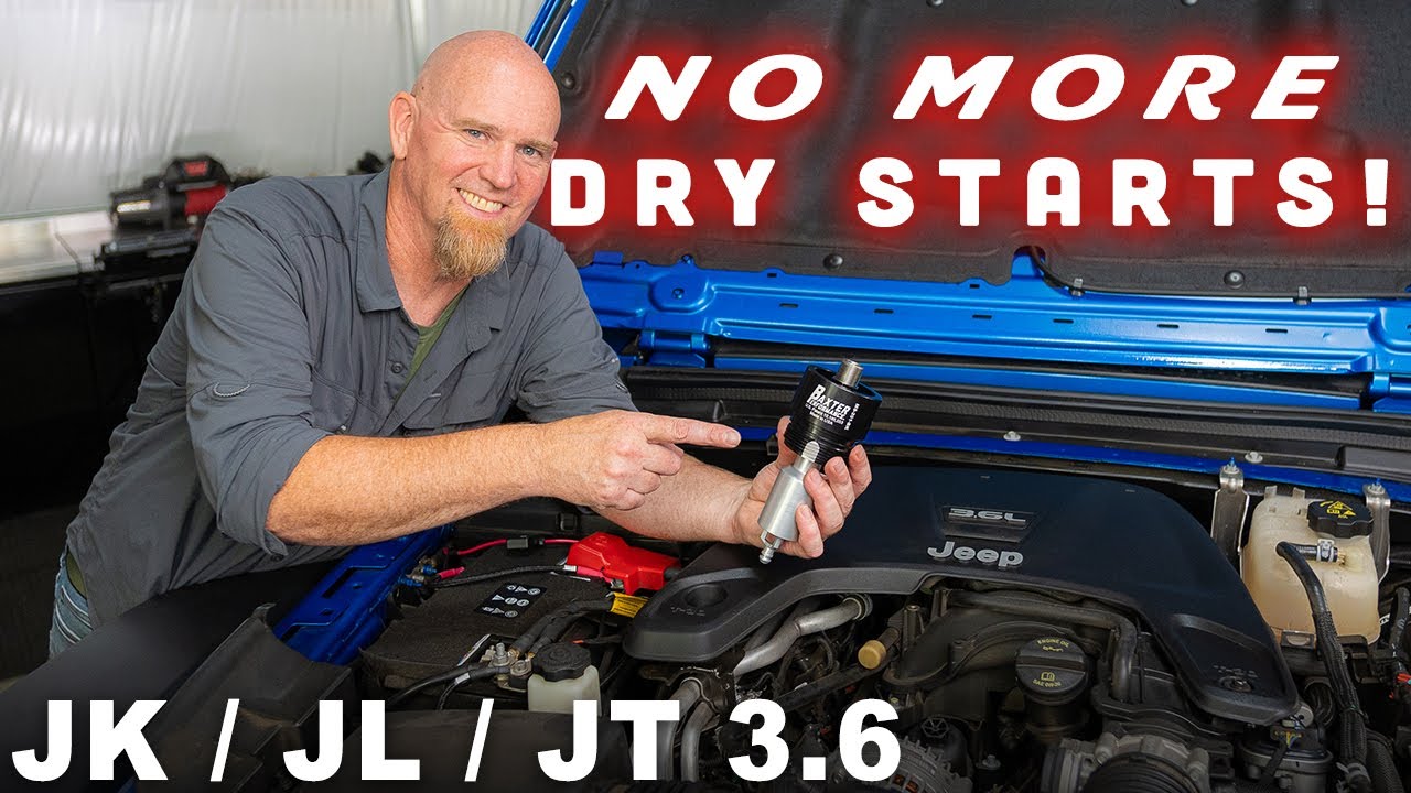 Stop dry starting your pentastar 3 6 baxter performance oil filter