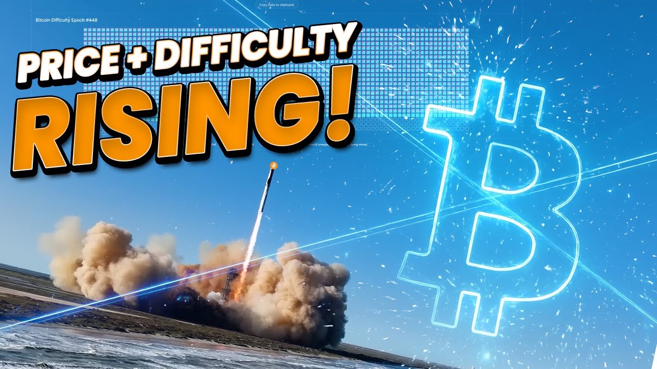 Bitcoin Mining is BEST but Difficulty is RISING and BTC Price is PUMPING!
