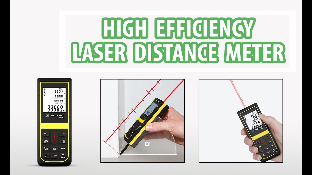 High efficiency Laser Distance meter to measure complicated