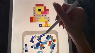 iPad ASMR  Let’s Build Block Puzzles  Clicky Whispers