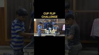 Epic Cup Flip Challenge: Who Will Come Out on Top? #shorts