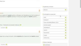 Tutorial: BASE - Bielefeld Academic Search Engine