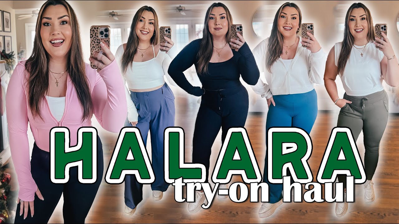 TESTING THE VIRAL BRAND HALARA  AFFORDABLE ATHLEISURE WEAR HAUL