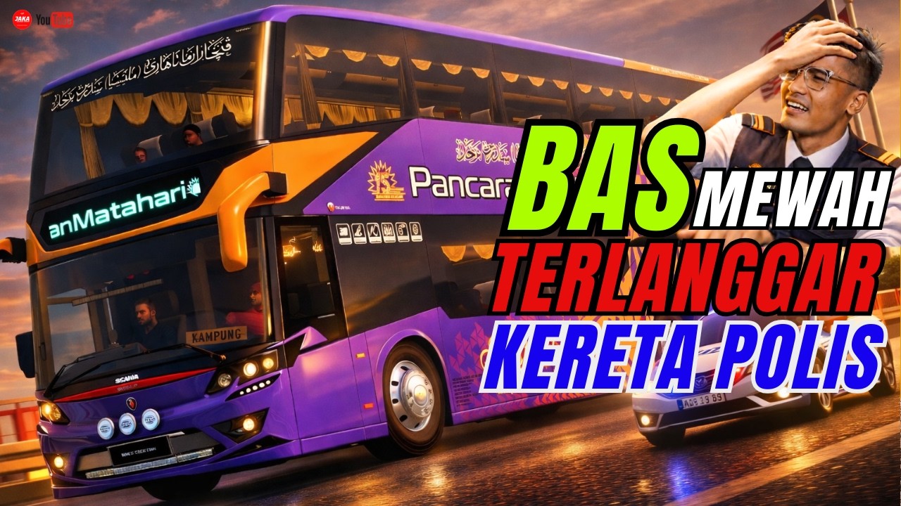 ENJIN BAS SUDAH DIPANASKAN, UNTUK PULANG KE KAMPUNG NANTI ❗❗ NAIK HIGHWAY MACAM-MACAM JADI I ❗❗