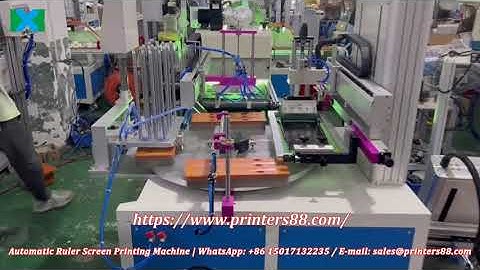 Automatic Ruler Screen Printing Machine Screen Printer for 150mm Scale