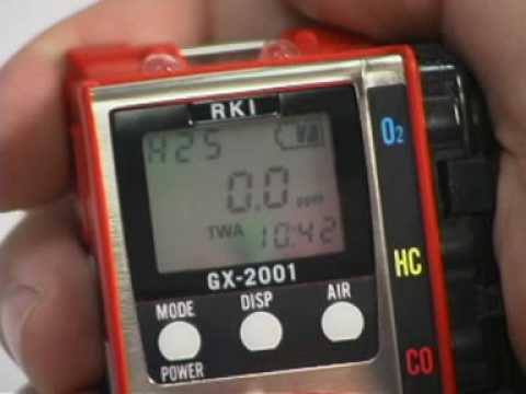 Gx 01 Gas Monitor Training Operation Youtube