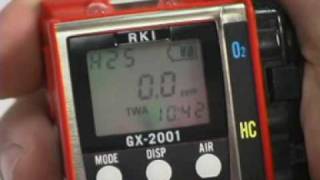 GX-2001 Gas Monitor Training - Operation