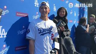 Tommy Edman at DodgerFest discusses his extension, bobblehead and more