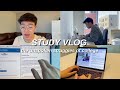 Exam week  im behind in every class with 3 days to catch up finishing assignments study vlog