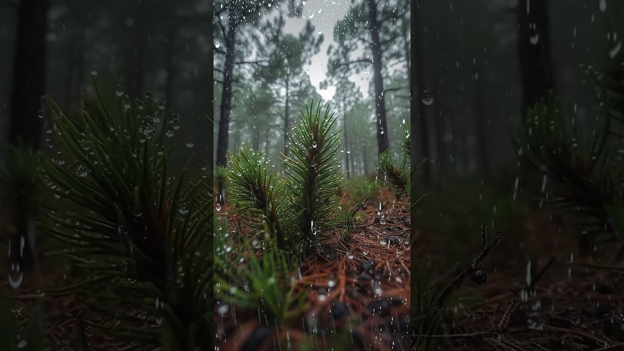 🦜Imagine!..How will be refresh when in the forest and listening the nature sounds of rain and birds