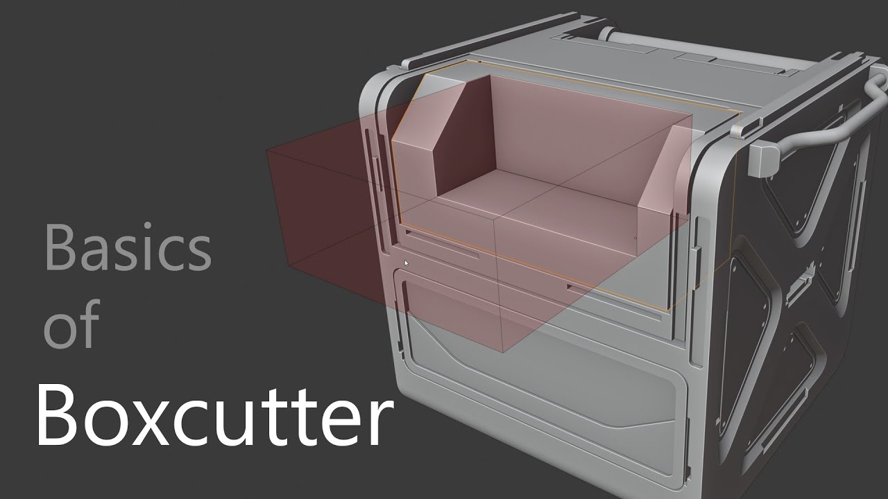 Boxcutter for Beginners!  Simple Exercise (Blender Tutorial