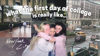 my first EVER day of college 2021 vlog!! @ Barnard College