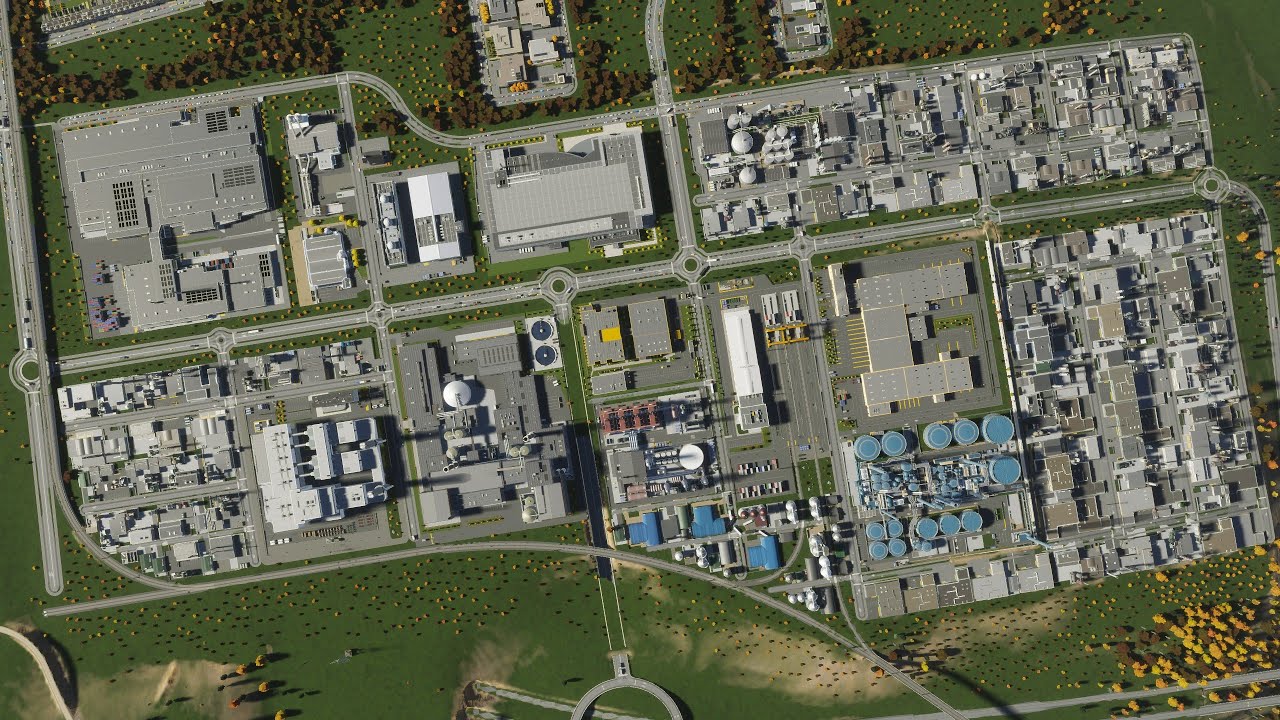 Realistic Industry with All Signature Factories Cities Skylines 2 YouTube