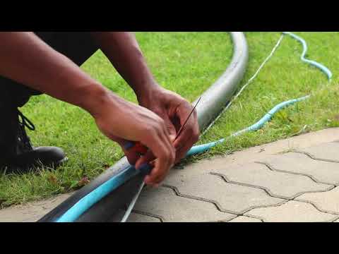 Solar Water Pump Installation - Pump, connector & pipe connection | LORENTZ